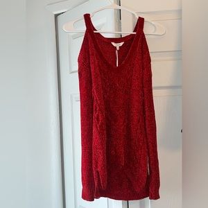 Candies Chenille Cold shoulder sweater (Junior size medium)